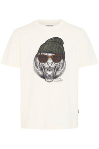 Blend T-shirt gola redonda , manga curta