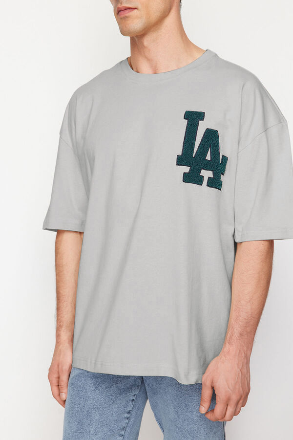 Trendyol Oversize T-shirt Siva