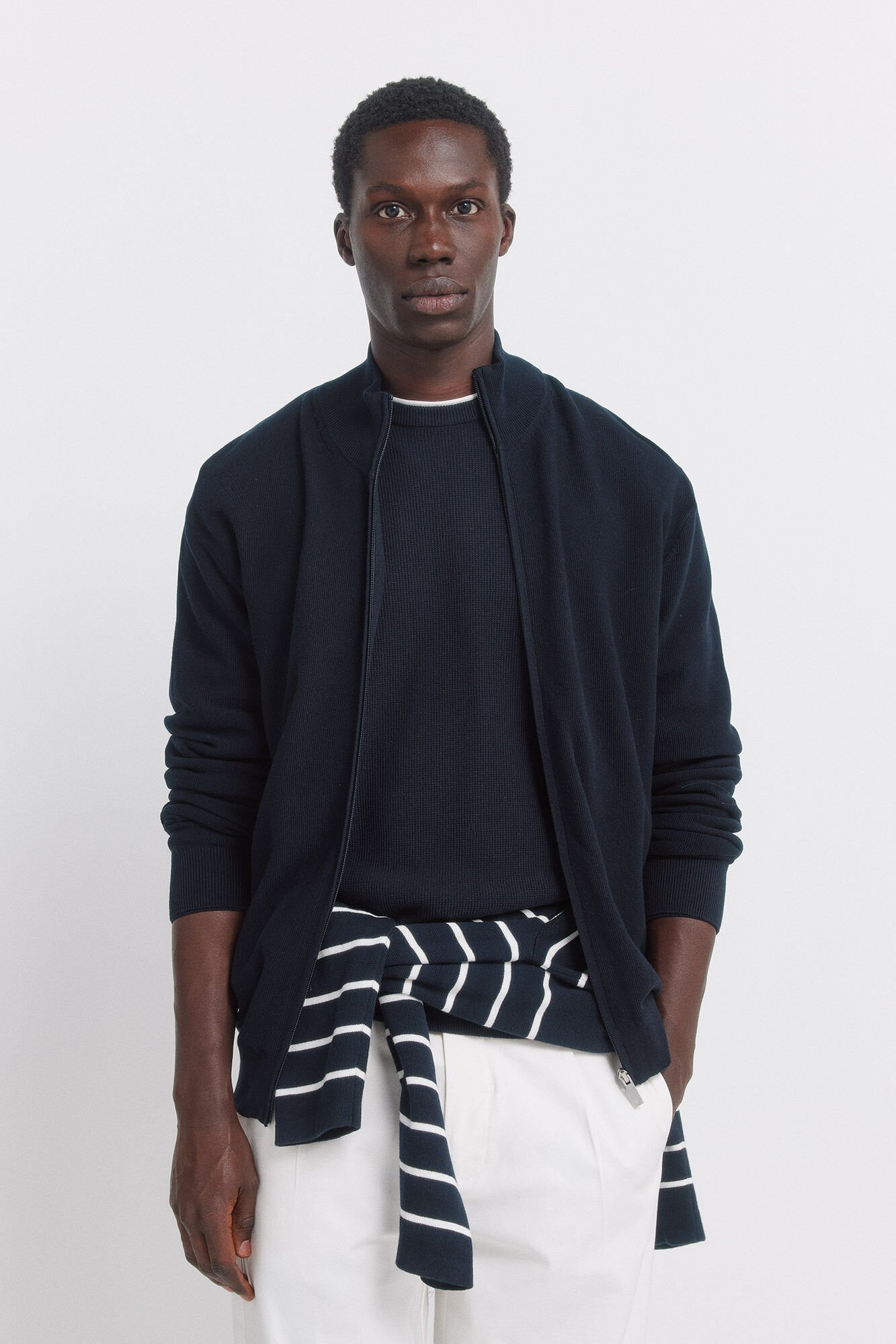 Springfield plain structured cardigan