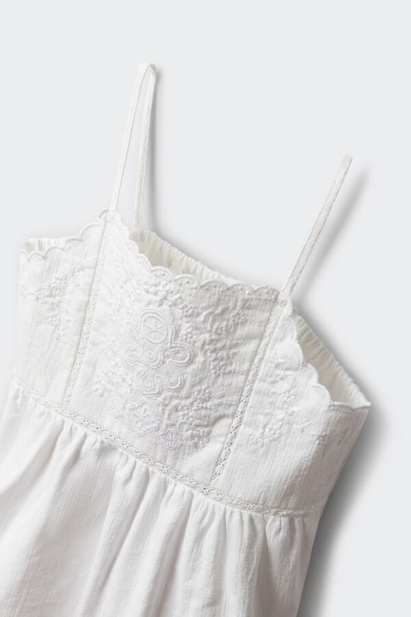 Springfield Kids Top bordado menina bege