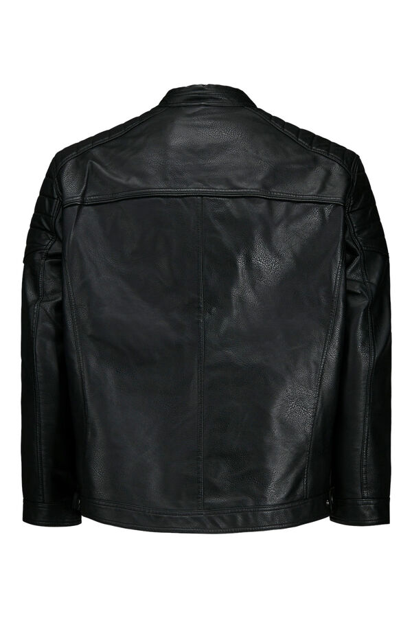 Jack & Jones PLUS Biker jacket black