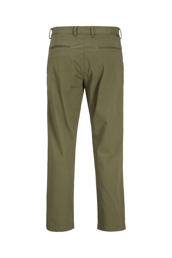 Jack & Jones Pantal&oacute;n chino relaxed tiro medio verde