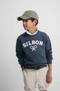 Silbon kids Sweatshirt de meio fecho-&eacute;clair