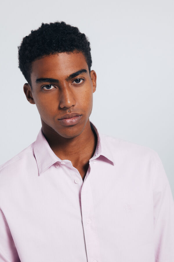 Springfield Camisa estructura rosa