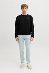 JJ REBEL Loose backprint sweatshirt black