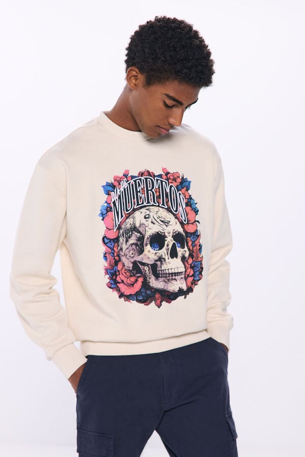 Springfield Day of the Dead Sweatshirt natural