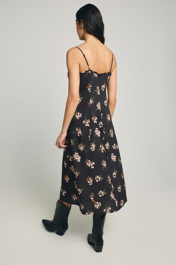 Only Langes Tr&auml;gerkleid Schwarz