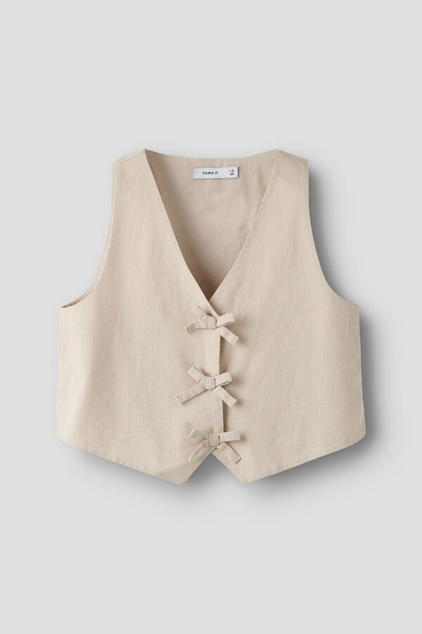 Name It Tie gilet brown