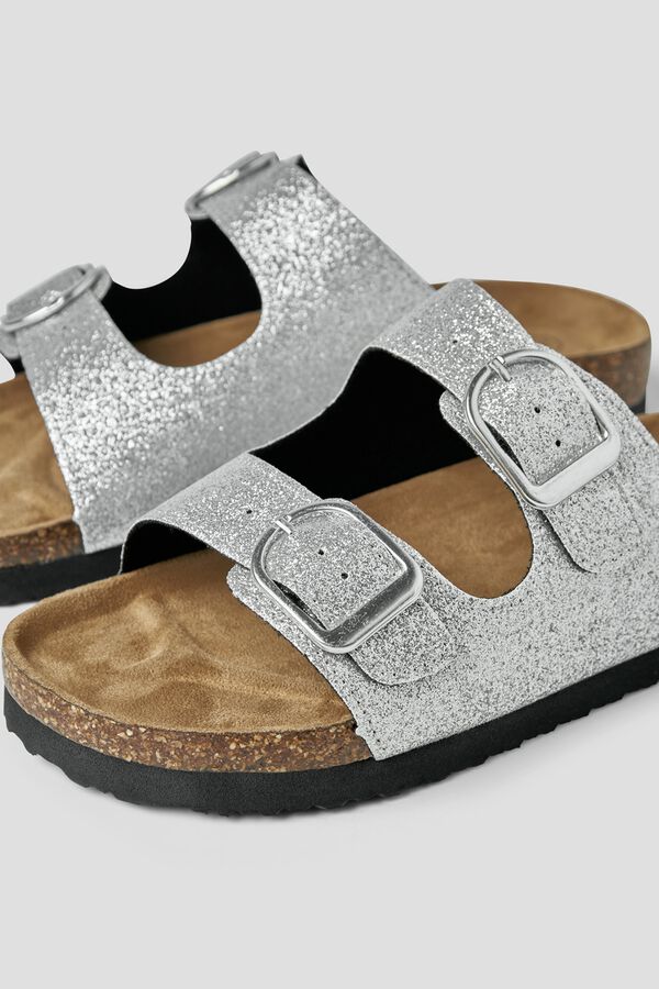 Name It Glitter sandals grey