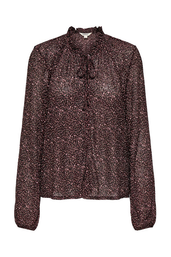 Only Blusa estampada manga larga estampado