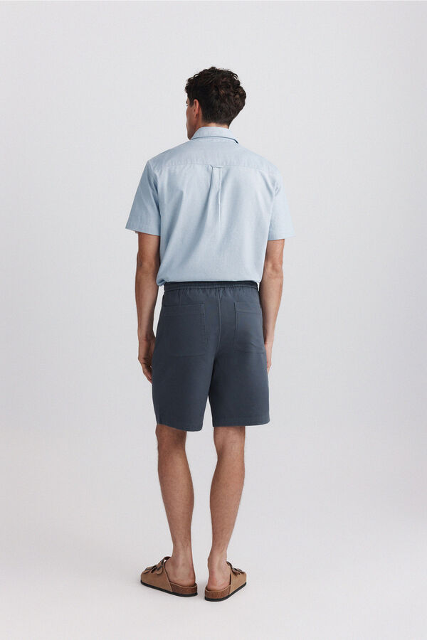 Springfield Bermuda coupe confort bleu