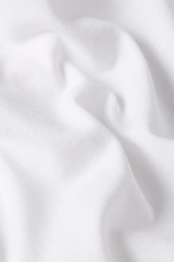 G-STAR Camiseta de manga curta com logo G-Star branco