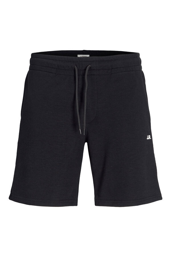 JJ REBEL Mid-rise jogger Bermuda shorts black