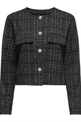 JDY Chaqueta ligera botones negro