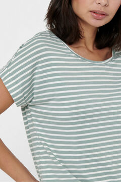 Only Camiseta de rayas de manga corta