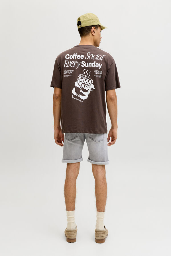 Jack & Jones Bermuda regular stone wash gris