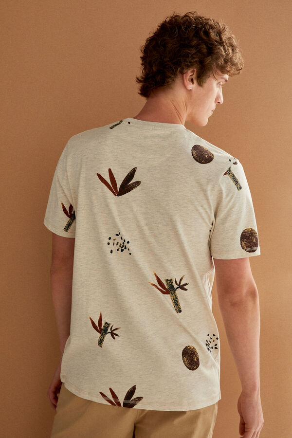 springfield Camiseta &eacute;tnica blanco