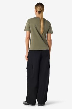 Noisy May Camiseta b&aacute;sica de manga corta con cuello redondo