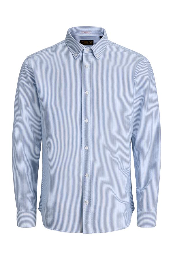 Jack & Jones 100% cotton Oxford shirt blue