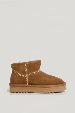 Botines de ante con plataforma