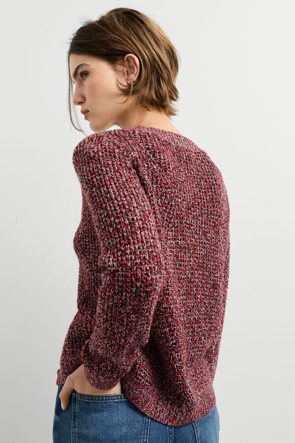 Pepe Jeans Moulin&eacute; knit cardigan brown