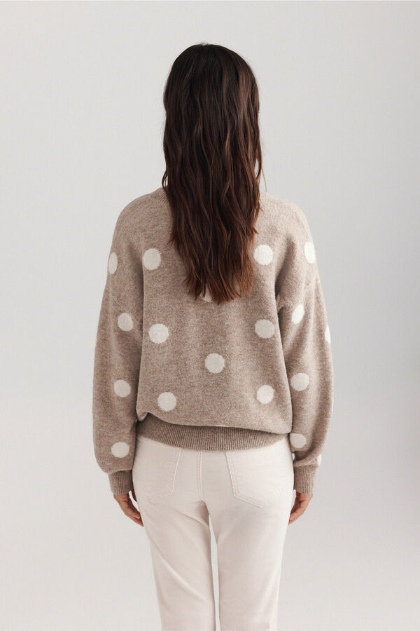Springfield Polka-dots jumper nude