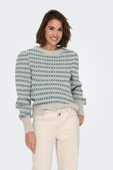 JDY Round neck jumper blue