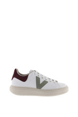 Springfield Faux Leather And Coloured Trainers marengo