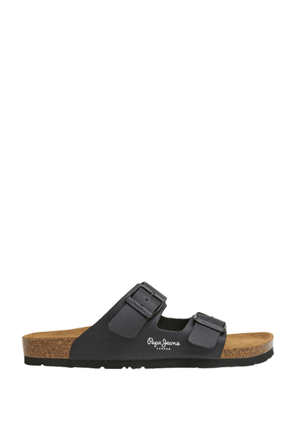Pepe Jeans Sand&aacute;lias Com Fivela Dupla preto