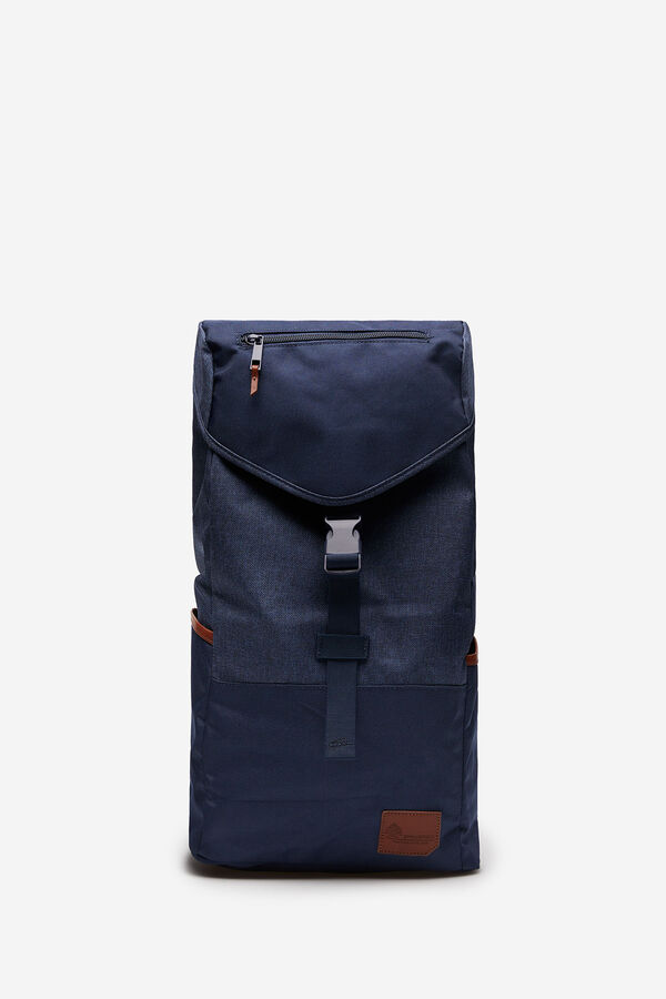Springfield Blue combination fabric backpack blue