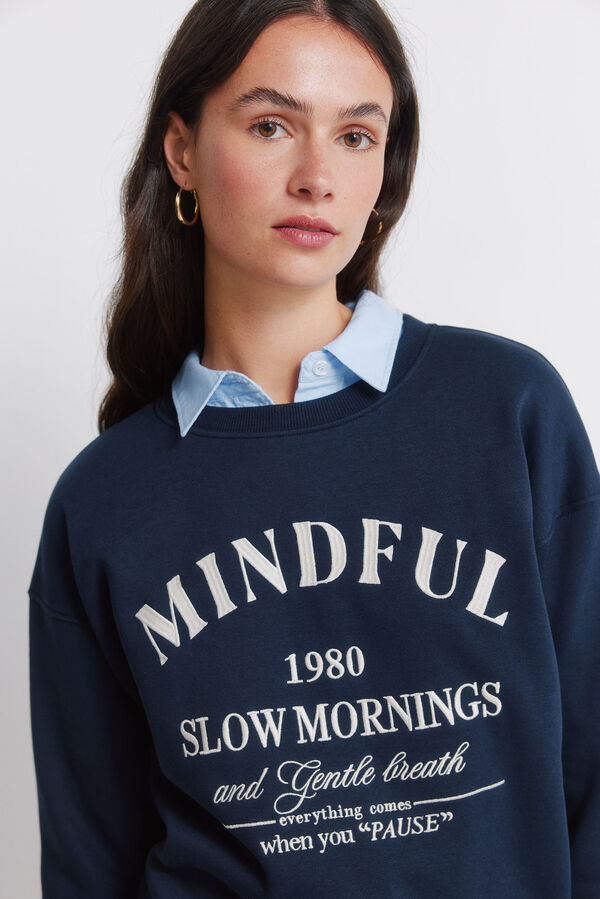 Springfield Sweatshirt "Mindful" grey