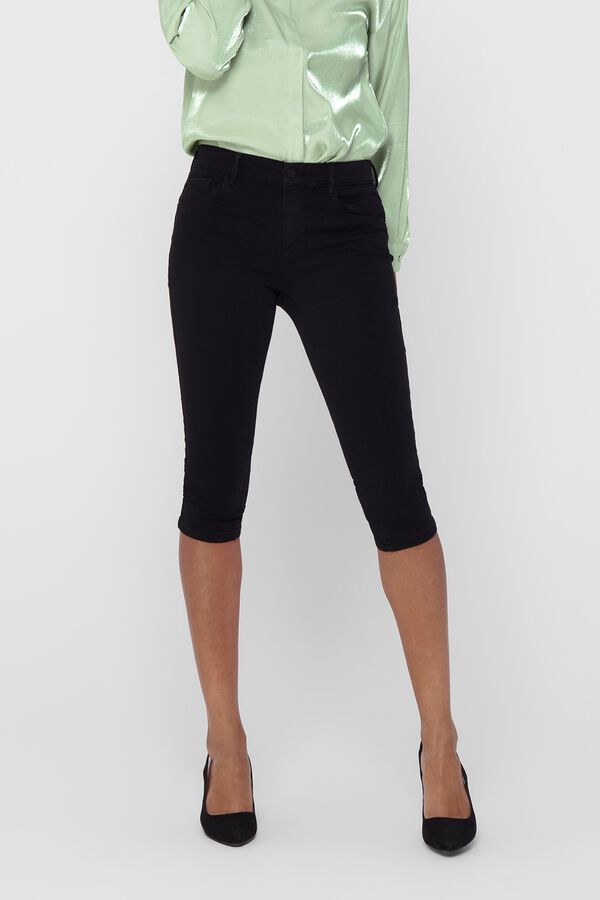 Only Capri-Jeans Schwarz