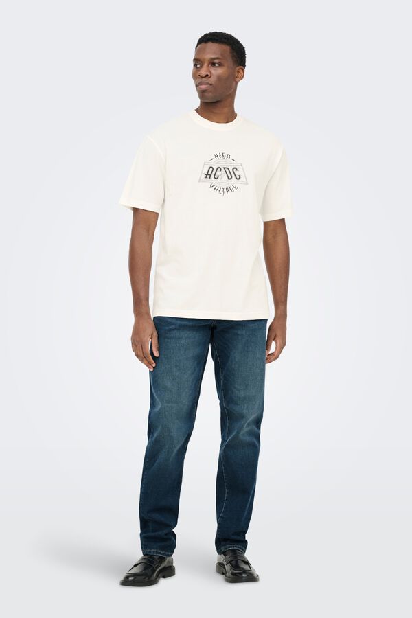 Only & Sons Pack 2 camisetas ACDC negro