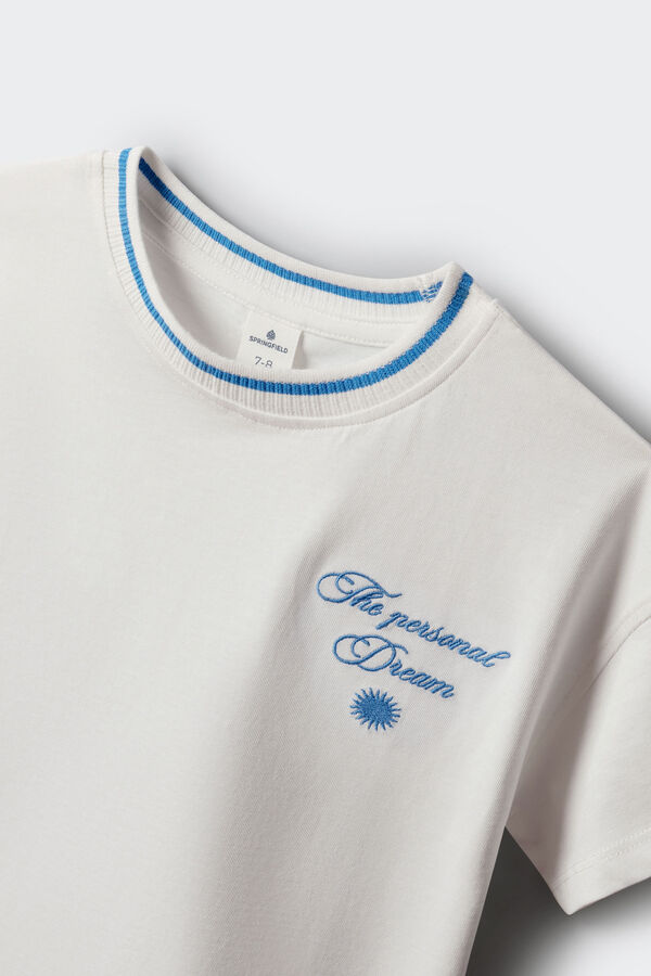 Springfield Kids Majica kratkih rukava rebel za devojčice Bež