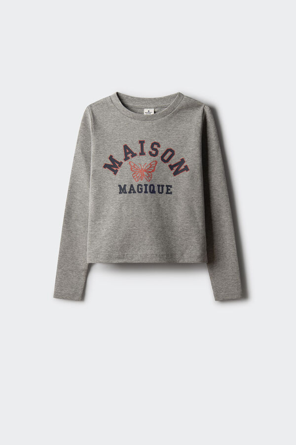 Springfield Maison Magique girl's t-shirt grey