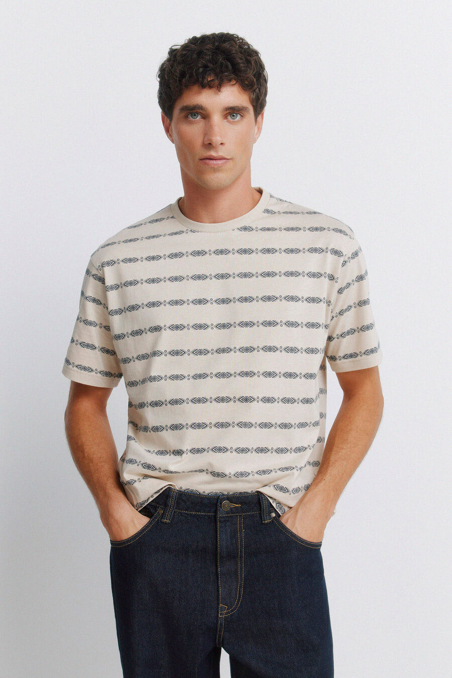 Camiseta Aop étnica