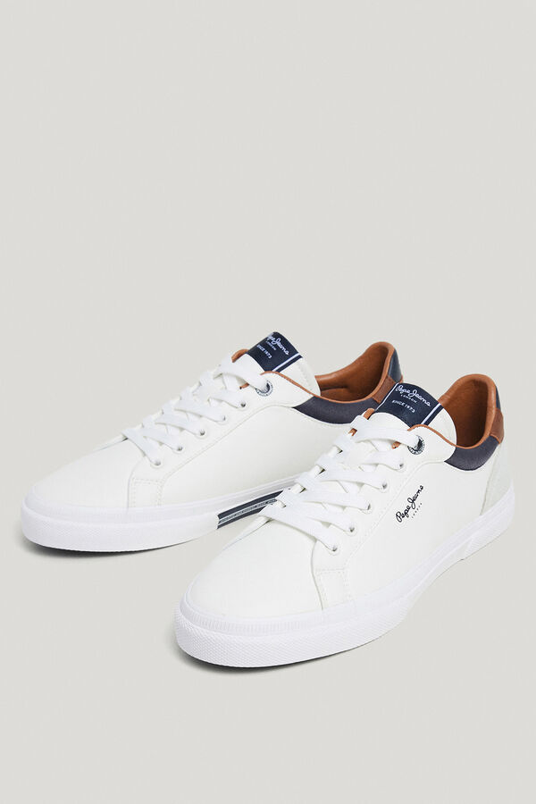 Springfield Kenton Court Basic Vulcanized Sneaker  white