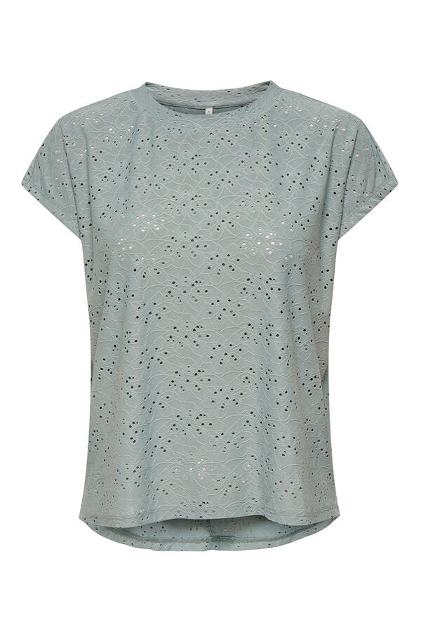 Only Regular fit short sleeve T-shirt grey