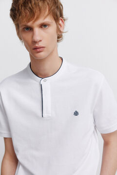 Springfield Polo piqu&eacute; col mao slim fit