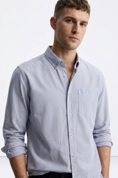 Tiffosi Camisa Regular Fit Oxford Rayas
