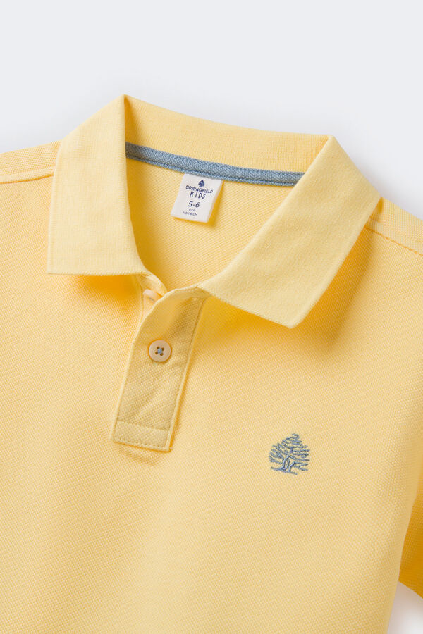Springfield Boys' essential polo shirt s uzorkom