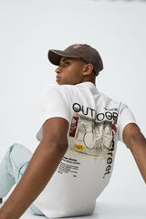 Tiffosi Young Relaxed graffiti print T-shirt white