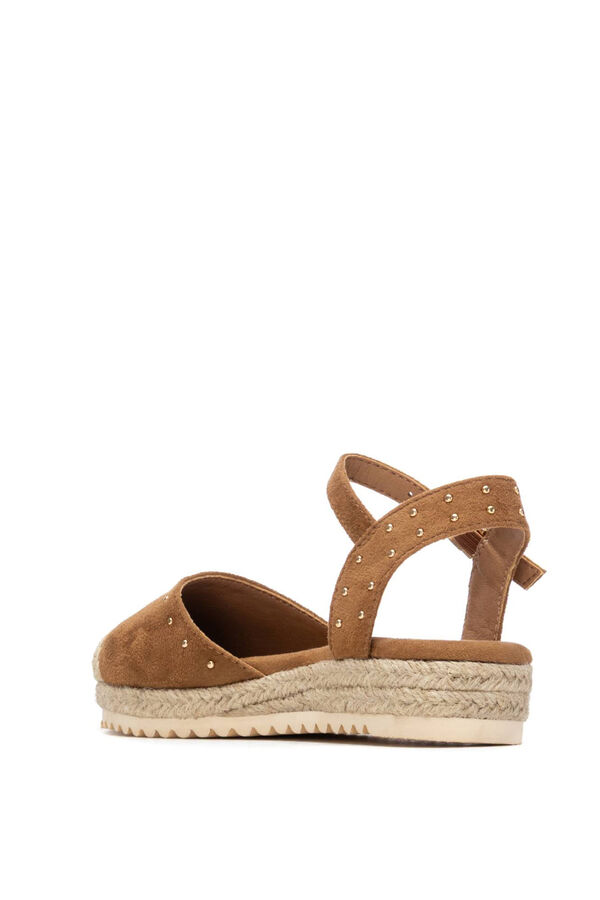 XTI Kids Espadrille with buckle brown