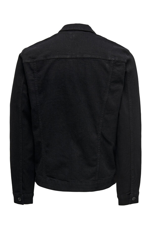 Springfield Denim jacket black