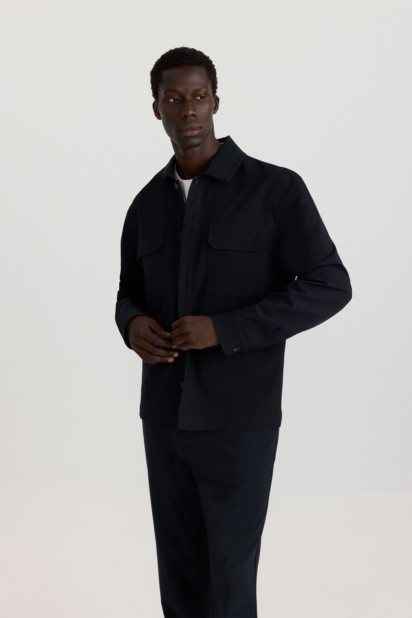 Springfield Fluid fabric overshirt