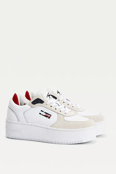 Springfield Tommy Jeans Iconic Flatforms white