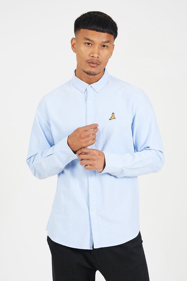 Brave Soul Camisa manga larga azul