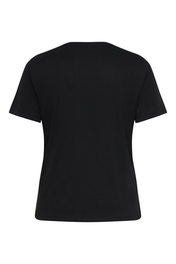 Only Carmakoma T-shirt de manga curta tamanho grande preto