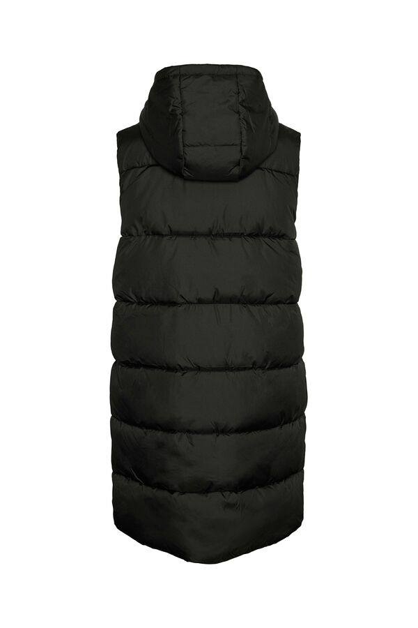Pieces Quilted gilet Crna