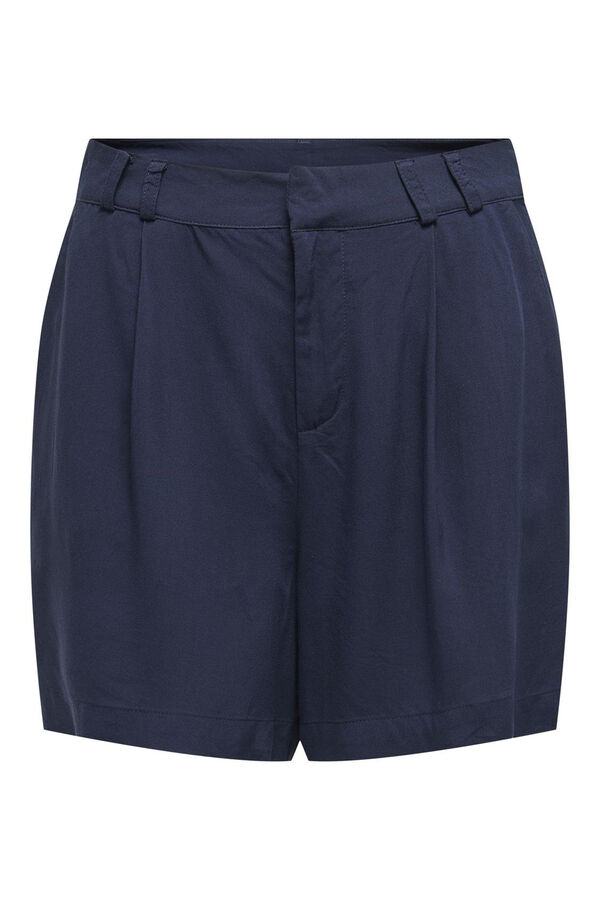 Springfield Denim shorts with darts bluish